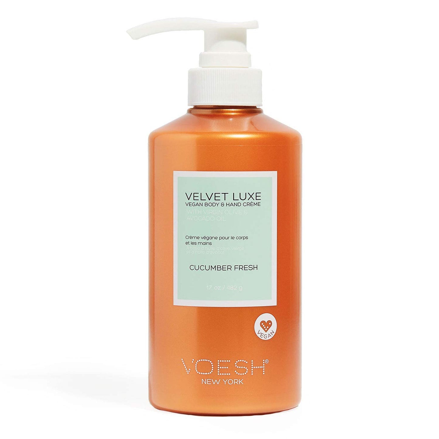 VOESH Velvet Luxe Vegan Hand and Body Lotion in Cucumber Fresh - Cucumber Body Lotion - Cucumber Scented Body Lotion - Cuc...