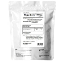 UKHealthHouse Maqui Berry Tablets 1000mg | Maqui Berry Extract Tablets | Potent Natural Antioxidant Support | Vegan & Vegetarian Friendly | Health & Wellbeing | UK (120 tabs)