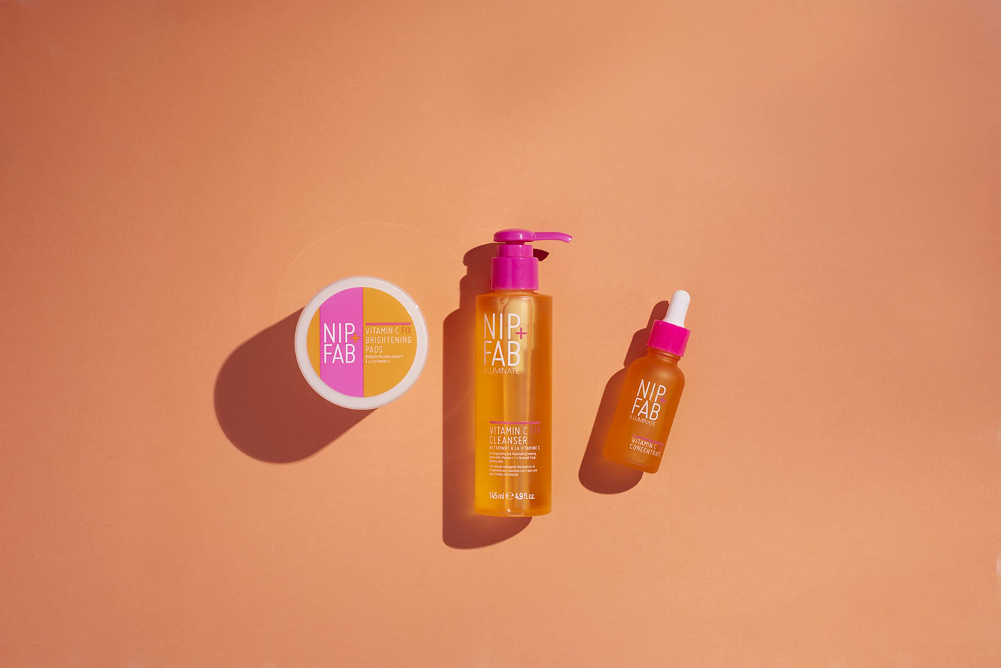 Nip+Fab Nip + Fab Vitamin C Fix Booster Face Drops Moisturizing Hydrating Antioxidant Face Brightener for Skin Brightening and Toning with Acai Fruit Extract and Panthenol, 30 ml