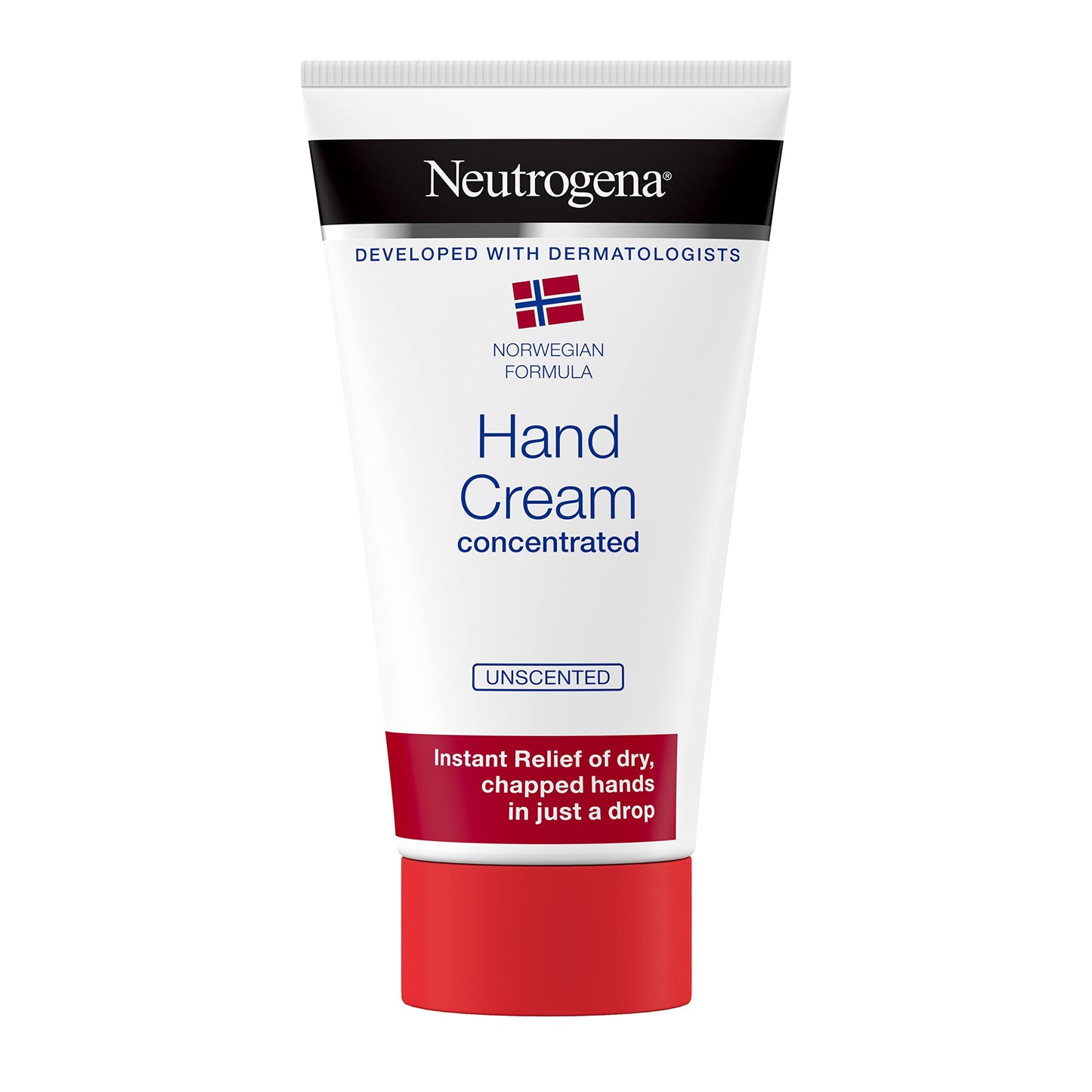 Neutrogena Hand Cream Concentrated Unscented For Very Dry Chapped Hands 75 milliliters