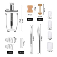BQMEZRNUS Ingrown Toenail Removal Kit Ingrown Toenail Treatment Tool Kit Ingrown Toenail Corrector Tools with Toenail Braces, Podiatry Tools, Ingrown Toenail Corrector Strips and Patch for Toe Pain Relief
