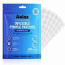 Aslaz Acne Patches (180 Counts) with Salicylic Acid & Tea Tree Oil Hydrocolloid Spot Patch for Face Invisible Overnight Pimple Patches Zit Dressing Cover Instant Blemish Stickers for Breakouts