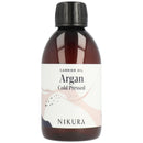nikura Nikura Argan Oil Cold Pressed - 250ml | For Hair Growth, Face, Skin | 100% Pure | Perfect for Natural Moisturiser & Conditioner, Hair Mask, Body Oil, Cuticles | Vegan & UK Made | BPA Free