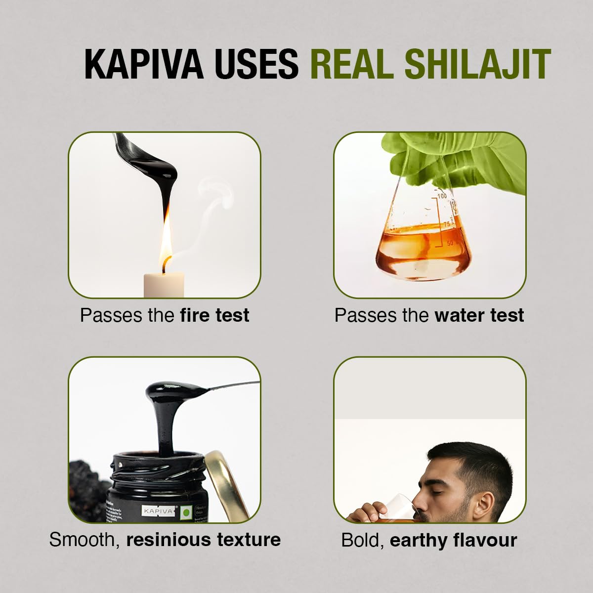 Kapiva Himalayan Shilajit Resin | 100% Pure, Natural & Ayurvedic |250mg Per Serving | 85+ Trace Minerals & Fulvic Acid | Energy & Stamina Booster – 40g