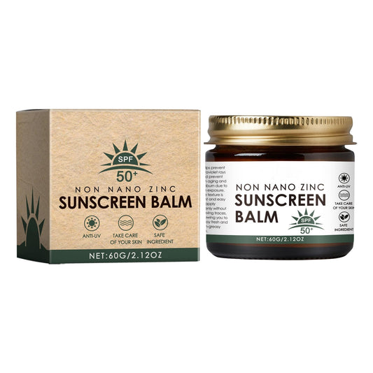 ThamGlow Non Nano Zinc Oxide Sunscreen Balm - Natural Tallow Sun Cream for Face & Body