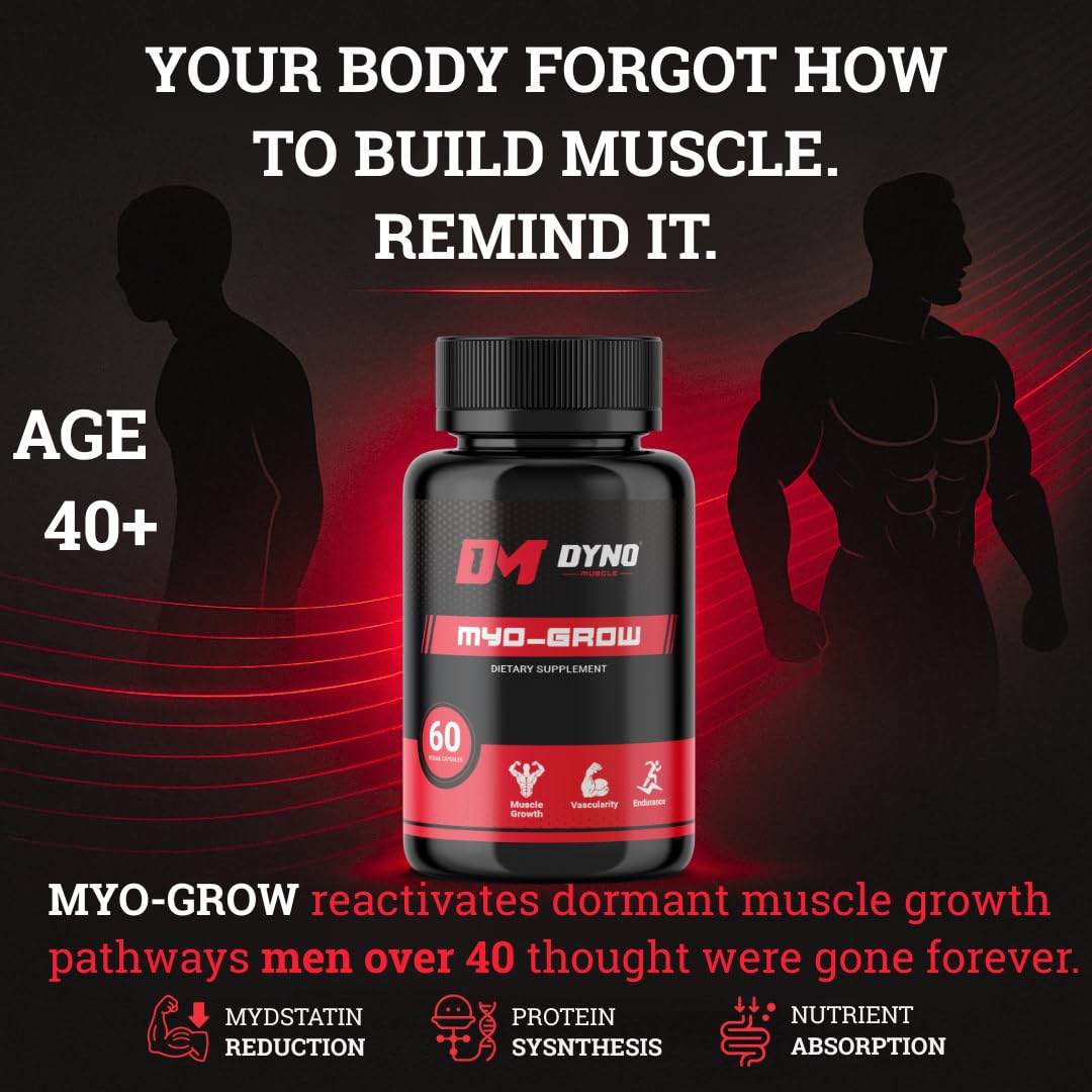 Dido Extreme Supplements DynoMuscle - Powerful Legal Bodybuilding Supplement - Advanced Performance and Recovery Agent - 60 Capsules