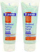 T-Zone Blackhead Fighting Facial Scrub 75ml (2 x PACK)