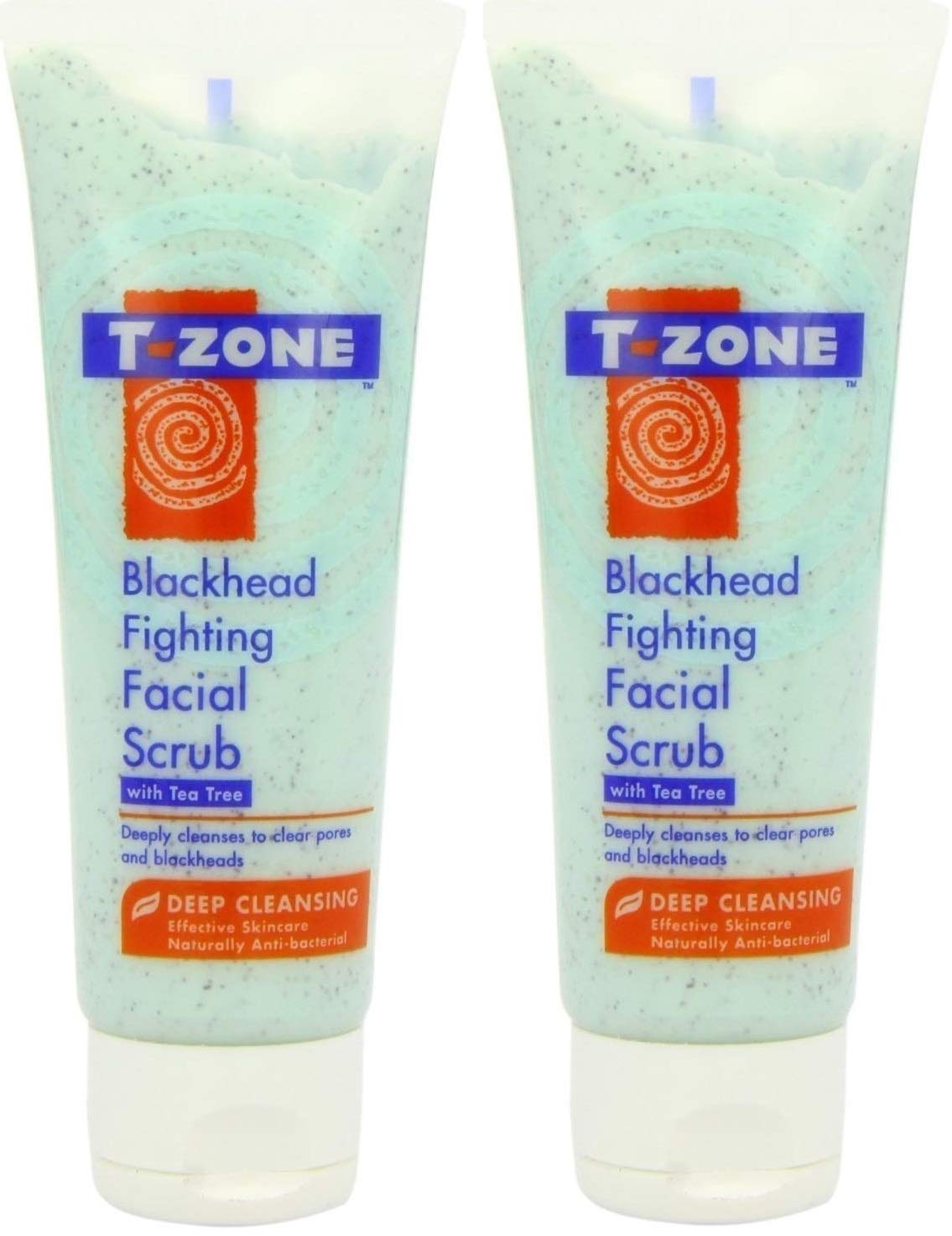 T-Zone Blackhead Fighting Facial Scrub 75ml (2 x PACK)