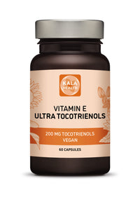 Kala Health Ultra Tocotrienol 200mg Vitamin E Vegan – All 4 tocotrienols - Alpha Tocotrienol + Beta Tocotrienol + Gamma Tocotrienol + Delta Tocotrienol – No Tocopherols - Unique Tocotrienol Complex