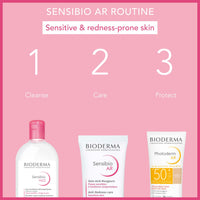 Bioderma Sensibio AR - Anti-Redness Face Moisturiser for Soothing & Nourishing Very Dry, Sensitive Skin - Reduce & Prevent Redness, 40ml
