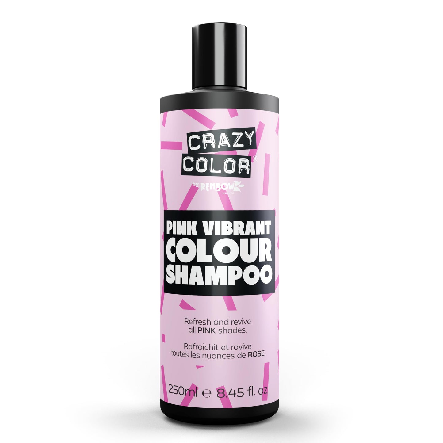 Crazy Color Vegan Pink Shampoo for Pink Hair | Maintain, Refresh and Colour Protect | Sulphate Free, 250ml