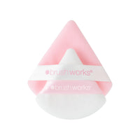 Brushworks Triangular Powder Puff Duo