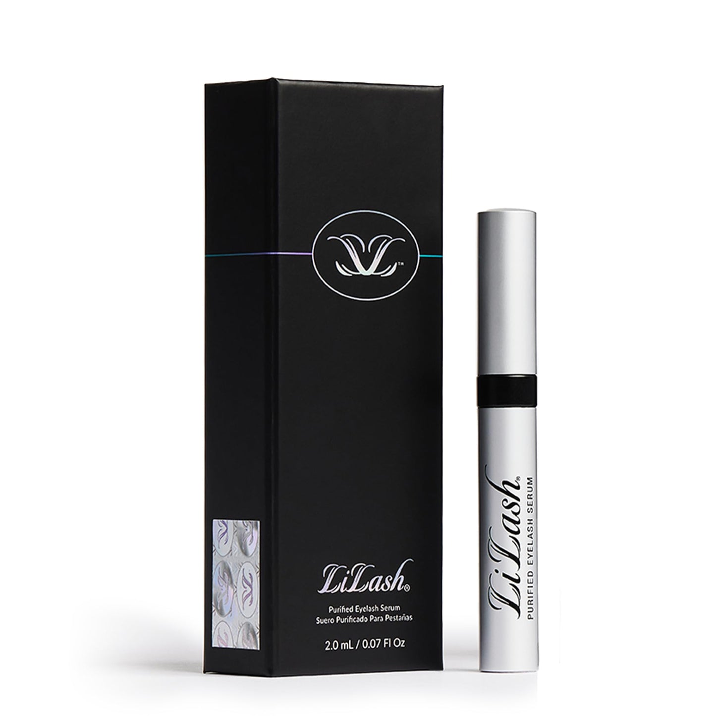 LILASH LiLash Purified Eyelash Serum for Longer & Fuller-Looking Lashes - Eyelash Enhancer, Safe for Use with Contacts, Lash Extensions, Sensitive Eyes - Vegan & Cruelty-free (2mL, 90-Day Supply)