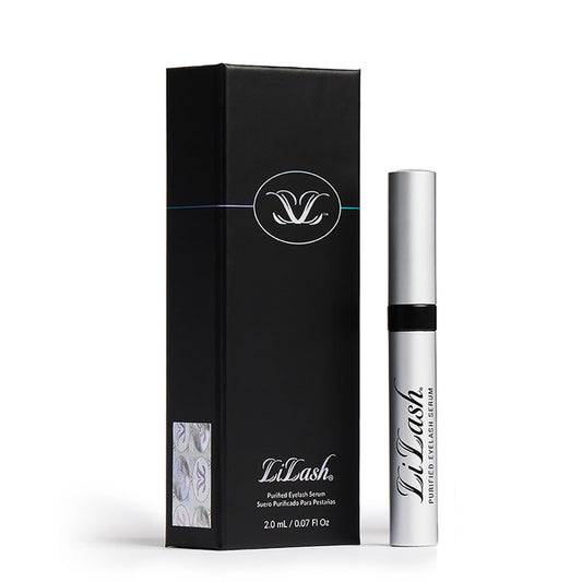 LILASH LiLash Purified Eyelash Serum for Longer & Fuller-Looking Lashes - Eyelash Enhancer, Safe for Use with Contacts, Lash Extensions, Sensitive Eyes - Vegan & Cruelty-free (2mL, 90-Day Supply)