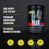 Animal Flex Powder – All-In-One Complete Joint Support Supplement–Contains Collagen, Turmeric Root, Curcumin, Glucosamine & Chondroitin – Helps Repair & Restore Joints – Blue Raspb. Flavour, 30 Scoops