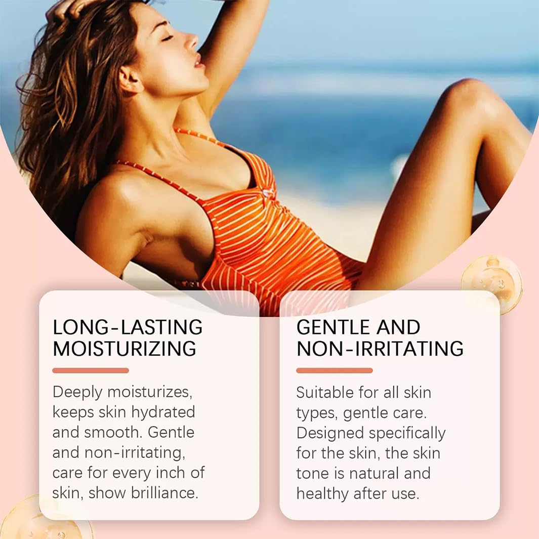 Tanning Drops，Self Tanning Drops， Sunless Tan Enhancer,Herbal Self Tanning ，Natural Tanning Suitable for The Whole Body,Lmprove Your Natural Complexion and Glow 60ML