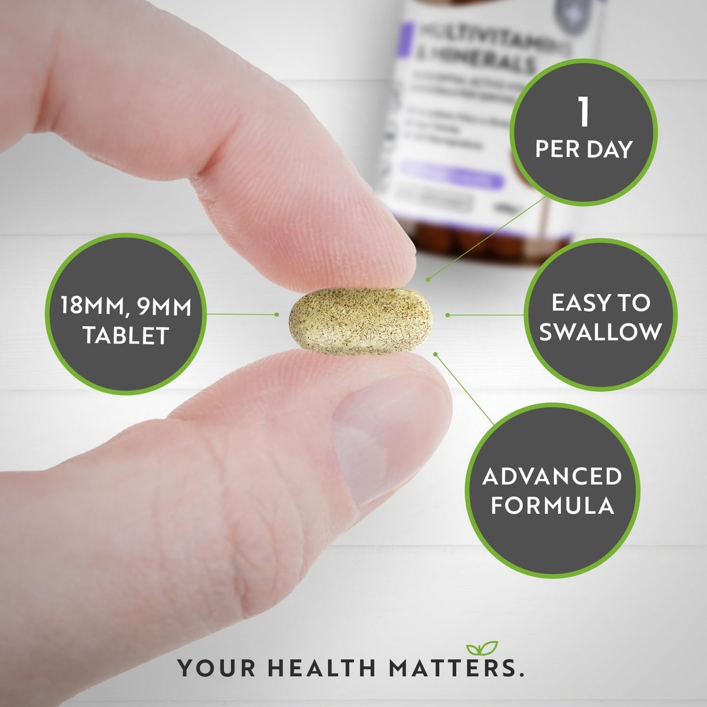 Multivitamins & Minerals (2 Packs of 365) - 730 Vegan Multivitamin Tablets - 2 Year Supply - Multivitamin Tablets for Men & Women with 26 Essential Active Vitamins & Minerals - Made in UK by Nutravita