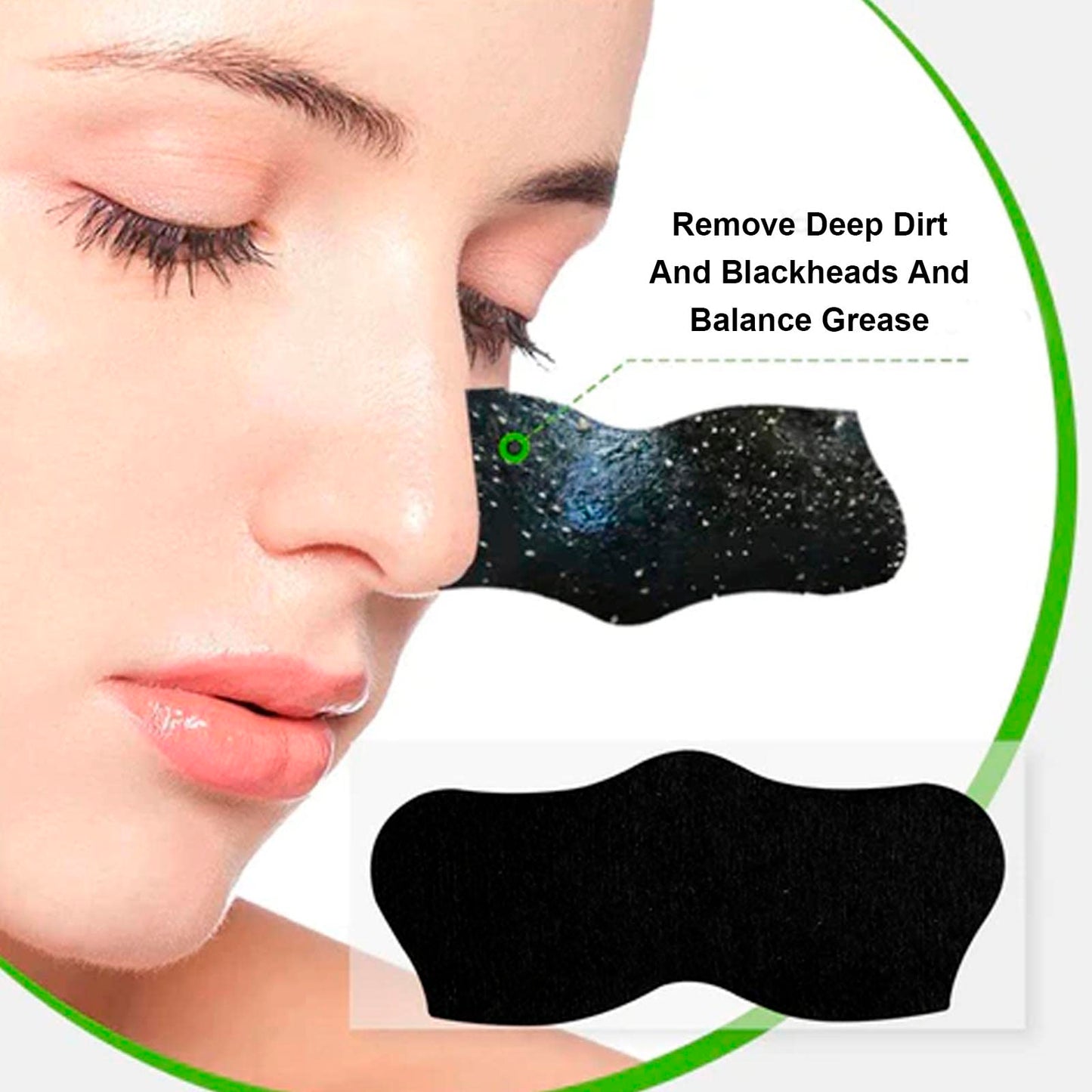 AWAVM Blackhead Remover Strips,Nose Strips, 80 Pcs Pore Strips for Blackheads, Nose Blackhead Remover Strips, Blackhead Removal Deep Cleansing Nose Pore Strips for Women Men