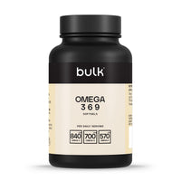 Bulk Omega 3 6 9 Softgels, Fish Oil, Flaxseed Oil, 90 Servings