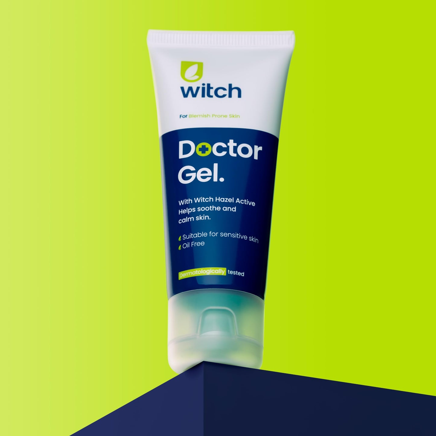 Witch Doctor Gel 35ml with Witch Hazel, helps calm and soothe skin. Packaging may vary