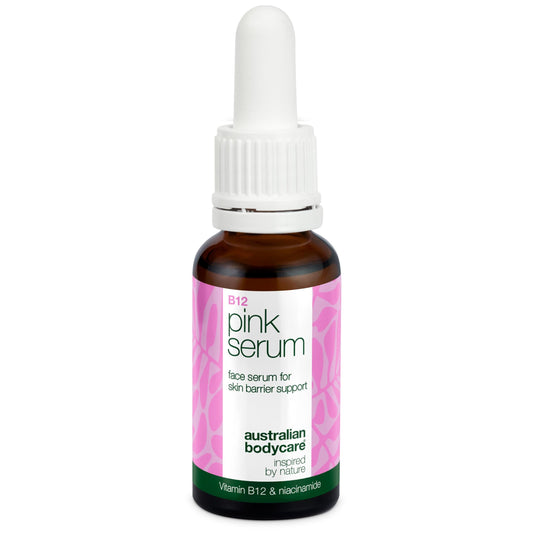 Australian Bodycare Vitamin B12 Pink Serum – Soothing & Hydrating Serum for Redness, Dry Skin, and Irritation – Strengthens Skin Barrier