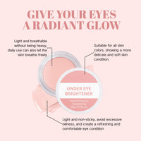 NLFOX Under Eye Brightener - Under Eye Concealer Brightener & Correctors - Eye Colour Corrector Dark Circles - Eye Brightener & Primer Moisturising Concealer ForKorean Makeup Blemish Concealer (Pink)
