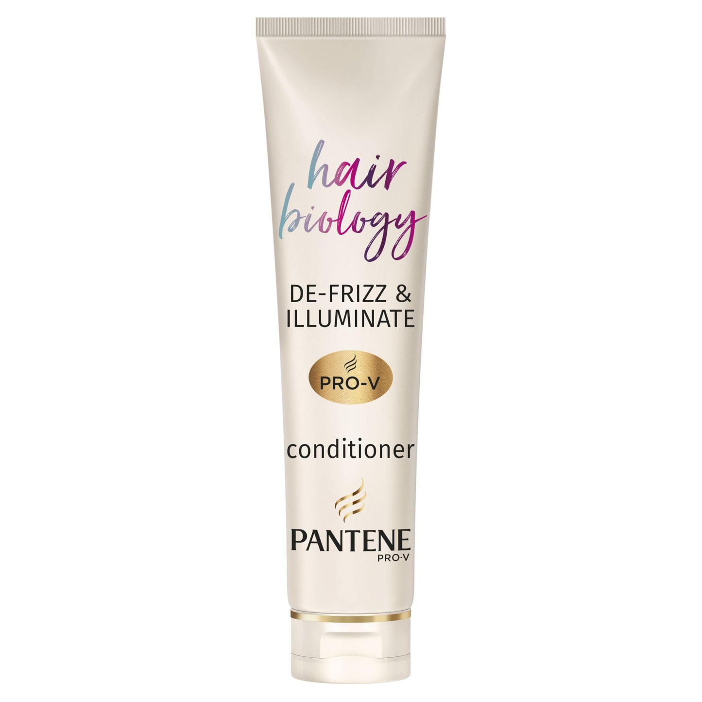 Pantene Hair Biology De frizz and Illuminate Hair Conditioner with Hyaluronic Acid, Omega 9 for Frizzy, Dry, Coloured Hair 160 ml
