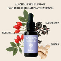 Defend Herbal Tincture - Natural Immunity Support - All-Natural Black Elderberry, Rosehip & Ginger Blend - Herbal Liquid Drops - Winter Comfort Supplement - 30ml, Blooming Blends