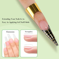 AIMEILI Clear Building Nail Gel Builder Base 7 in 1 in a Bottle for Nails Extension Base Coat Nail Repair Nail Strengthen Decoration Glue, Quick Extension Gel 15ml