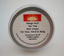 New Dawn Organic Natural Tea Tree Rich Cream/Moisturiser for Dry skin - Range No.5 - Made with Coconut, Rosehip and Starflower Oil (75ml)