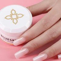 BLUESKY Bluesky Builder Gel For Nails and Nail Extensions, Nail Strengthener and Nail Repair, Soak Off – White, 30 ml (Requires Curing Under LED UV Lamp)