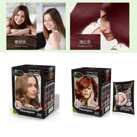 Black Hair Shampoo,MQUPIN Instant Black Natural Ingredients Hair Dye Shampoo Semi-Permanent Black Hair Color,Easy to use,Long lasting,(10 Pack, Black)