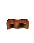 Resèt 100% Natural Handmade Sandalwood Comb | Soft Wide Tooth Wooden Comb for Wet and Dry Hair | Eco-Friendly Anti-Static Wooden Massage Comb | Wooden Hair Detangler for Men and Women