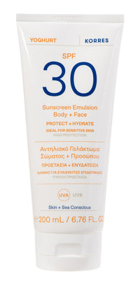 Korres KORRES YOGHURT Emulsion Body + Face SPF30 200ml