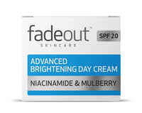 Fade Out Advanced Brightening Day Cream SPF20 with Niacinamide & Mulberry Exfoliating Daily Face Cream For Even Skin Tone 50ml