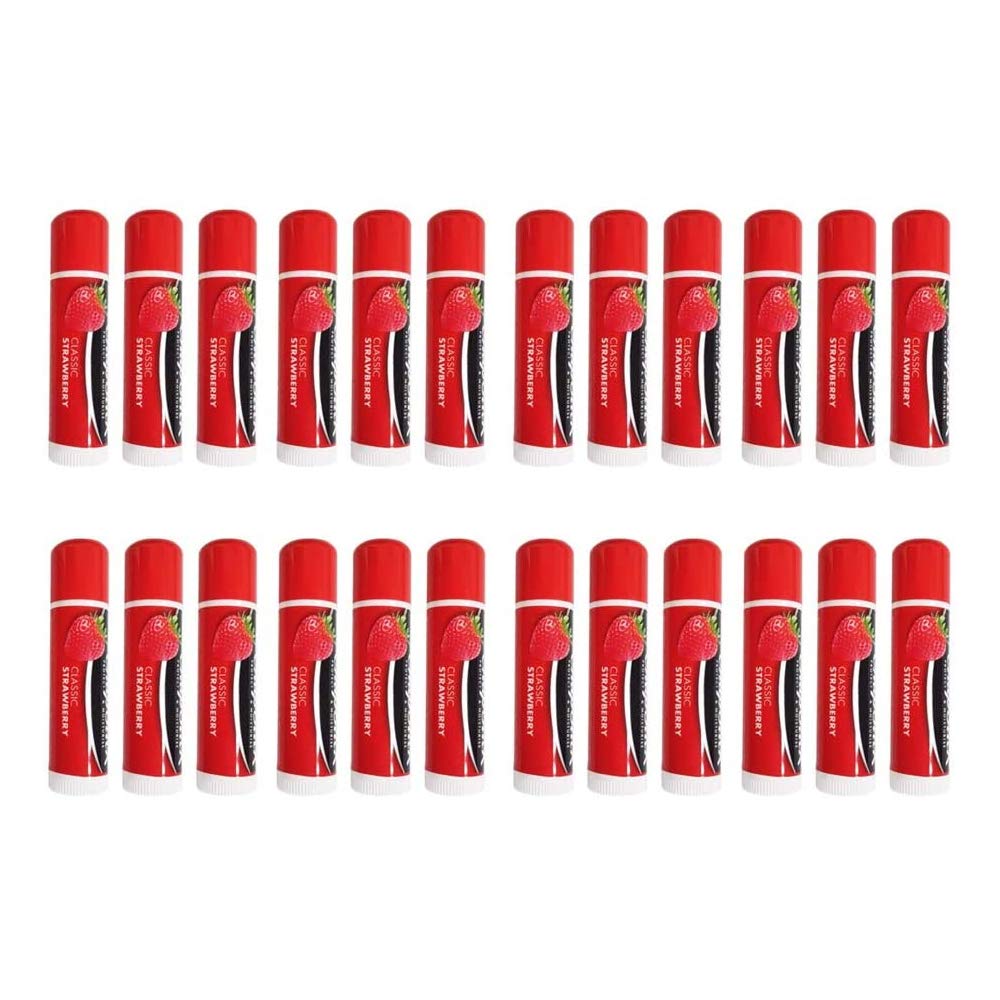 ChapStick Chapstick Classic Strawberry Lipbalm SPF10 Pack of 24