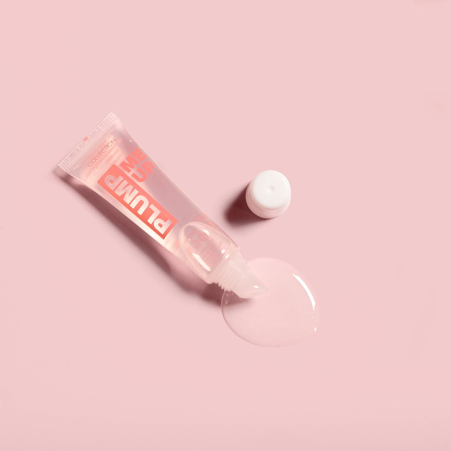 Collection Cosmetics Plumping, High-Shine, Non-Sticky, Plump Me Up Scented Lip Gloss, 10ml, Clear, Peppermint