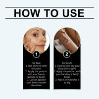 HERBENJOY CC Cream Foundation All-Over Complexion Perfector,Hydrating Skin Tint Full Coverage Concealer,Even Skin Tone Body Makeup Foundation For Mature Skin,Long-Lasting Waterproof & Transfer-Resistant Beauty