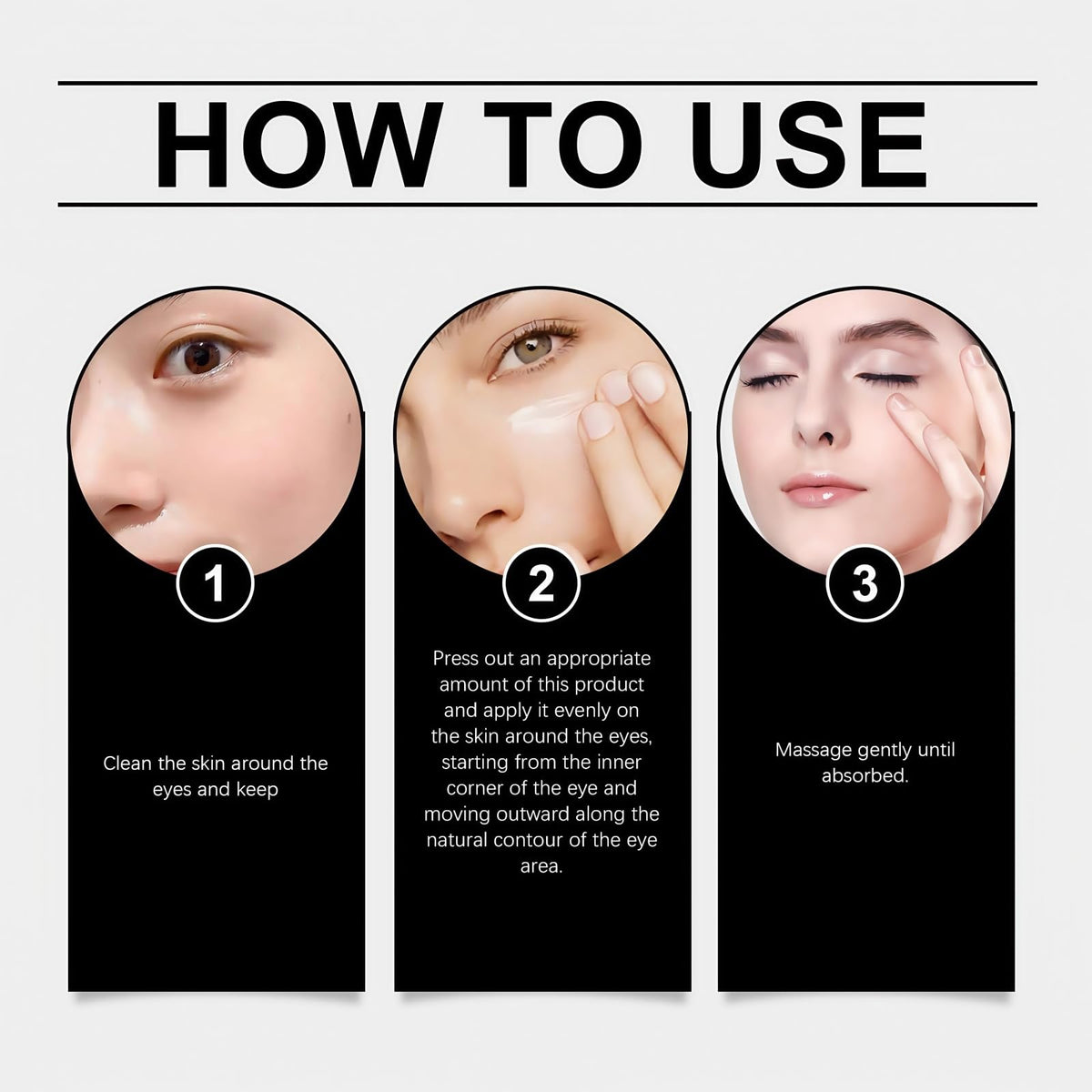 Yujinpu Instant Eye Temporary Eye Tightener,Instant Firm Eye Cream,Tightening Eye Cream Anti Aging,Ey/e Care Lotion for Tightening Ey/e Bags,E/ye Tighten/ing Cream In/stant,Temporary E/ye Tightener