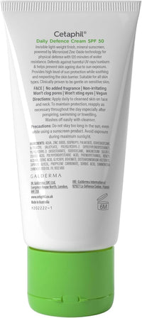 Cetaphil Daily Defence SPF for Sensitive Skin, SPF 30 Moisturiser/SPF 50 Mineral Sunscreen