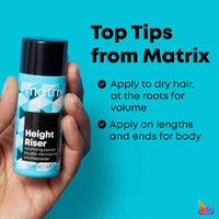 Matrix Height Riser Volumising Styling Powder, Gives Instant Volume and Shine, 7g