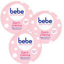 3 x 150 ml Bebe Soft Care Cream Care and Protection for Delicate Skin Pleasant Fragrance (Pack of 3)