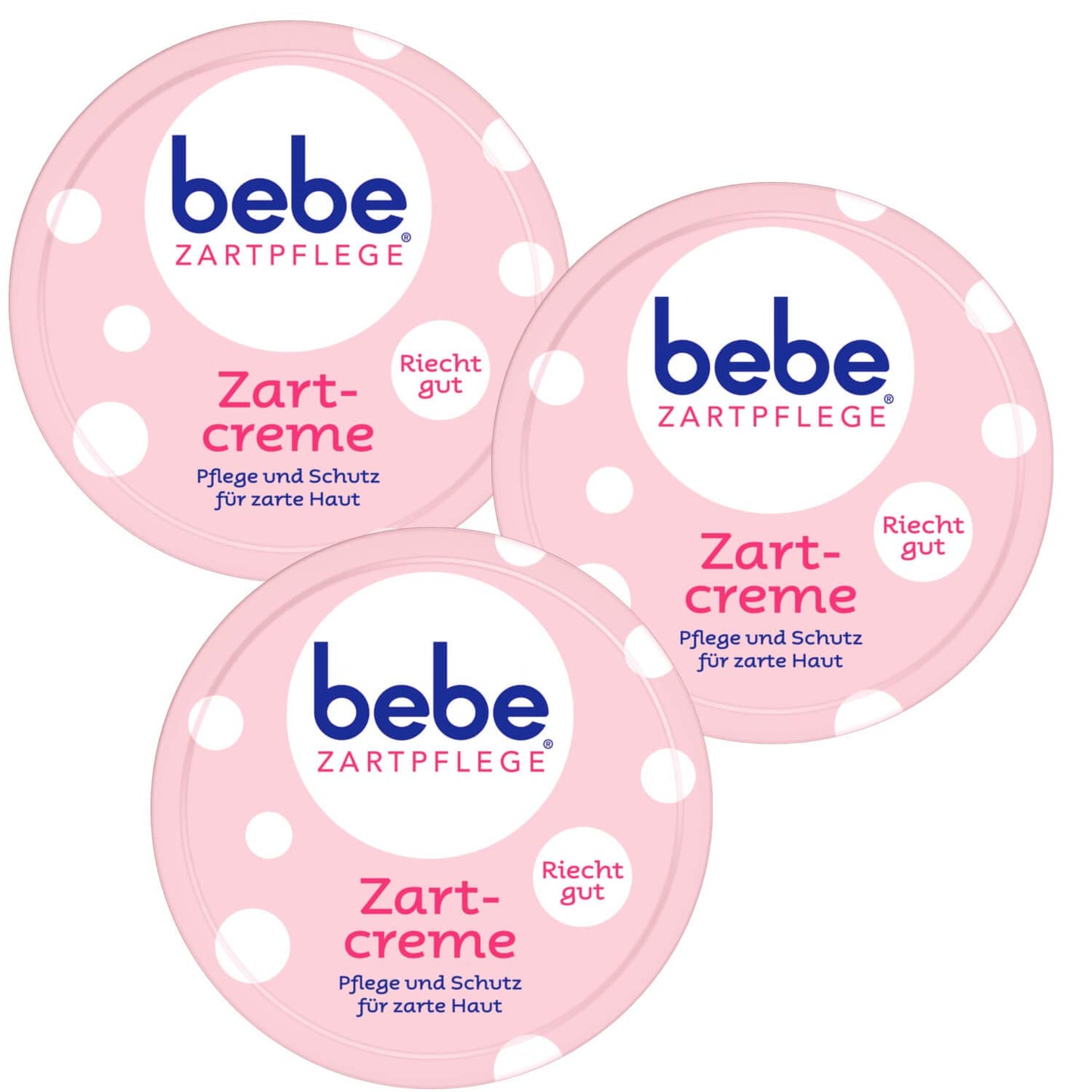 3 x 150 ml Bebe Soft Care Cream Care and Protection for Delicate Skin Pleasant Fragrance (Pack of 3)