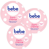 3 x 150 ml Bebe Soft Care Cream Care and Protection for Delicate Skin Pleasant Fragrance (Pack of 3)