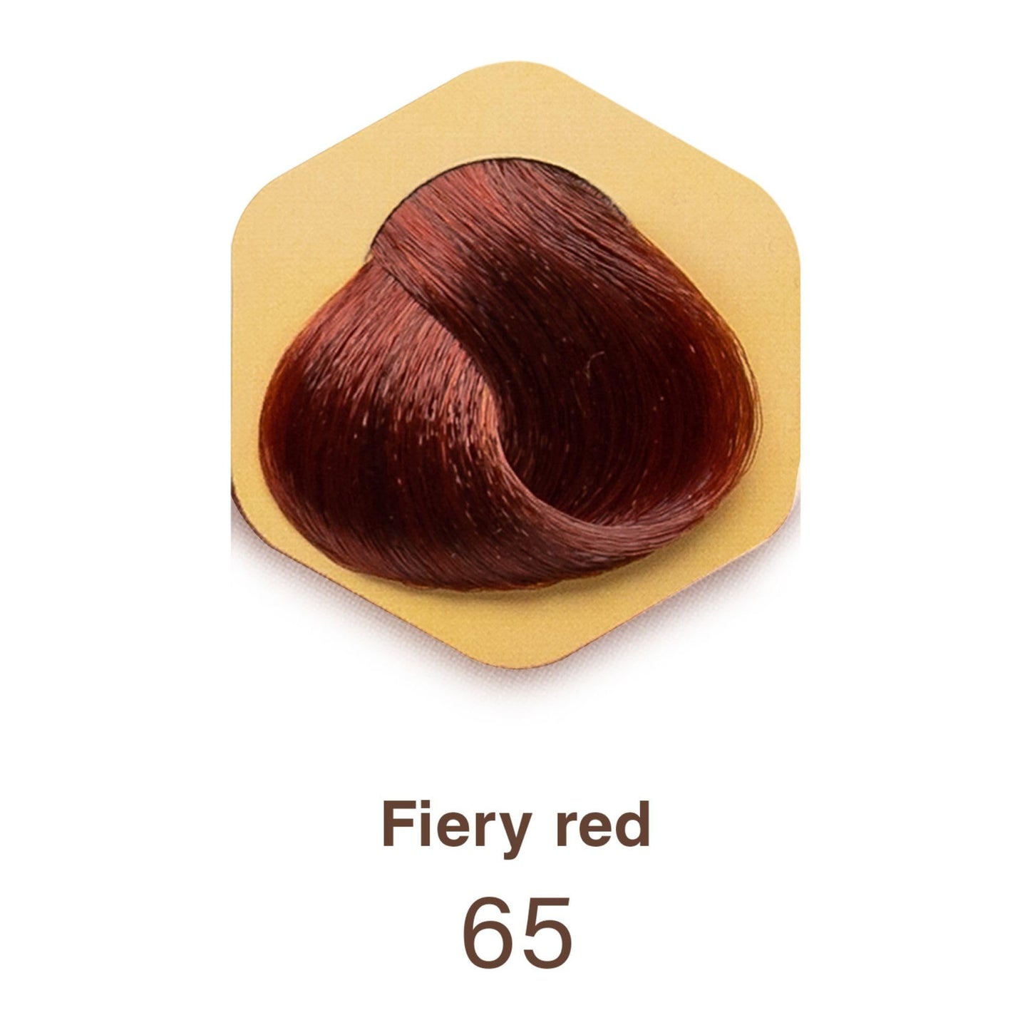 Color time COLOR TIME | Permanent Gel Hair Dye Fiery Red Color 65 | Enriched with Royal Jelly and Vitamin C | Permanent Hair Color | Covers Gray Hair | 100 ML