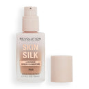 Revolution Beauty London Makeup Revolution, Skin Silk Serum Foundation, Light to Medium Coverage, Contains Hyaluronic Acid, F12.5, 23ml
