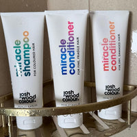 Josh Wood Colour Miracle Shampoo For Coloured Hair 250ml Sulfate-free, Reduces Colour Fade, Exceptional Shine, Long-lasting Vibrancy, For All Hair Types