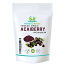Herbal Magic's Freeze Dried Acai Berry Powder - Wild-harvested - Delicious Smoothies, Puddings and Dessert- Free from Fillers & Preservatives-100g (Pack of 1)