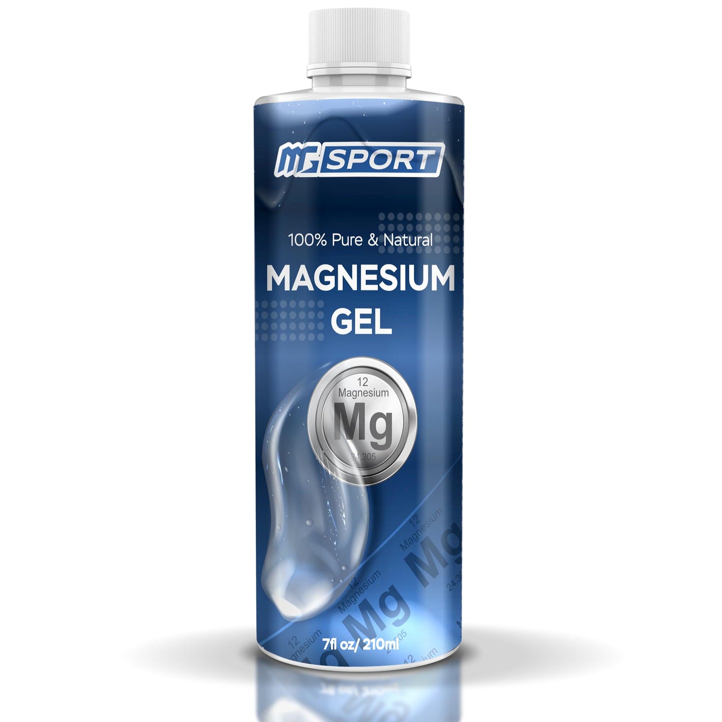 High Absorption Magnesium Gel for Leg Cramps - Muscle Recovery Gel from The Dead Sea for Sore Muscles - Less Itch & Less Sting Than Magnesium Oil