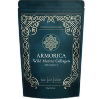 ARMORICA Marine Collagen Powder with Vitamin C – Hydrolyzed for Optimal Absorption | Unflavored & Easily Dissolves | Non-GMO & Microplastic Tested | Skin, Hair & Joint Support | 240g (30 Servings)